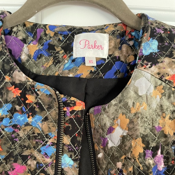 Parker Floral Bomber Jacket - Picture 2 of 3